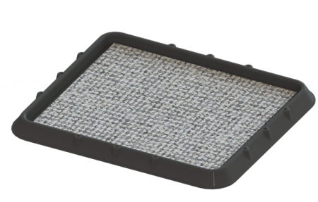 Organizare si curatenie - RAKI Covoras igienizare cu tavita pentru dezinfectare incaltaminte 48,5x42,5cm