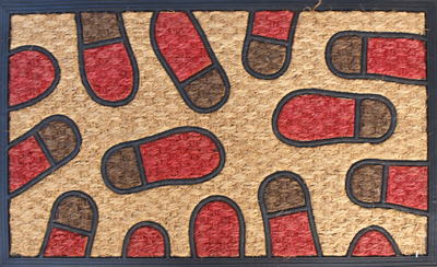 Covorase intrare - RAKI Covoras intrare, cauciuc si fibra de cocos 60x40cm