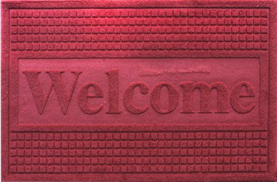 Covorase intrare - RAKI Covoras intrare textil, cauciuc 60x40cm WELCOME