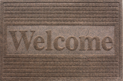 Covorase intrare - RAKI Covoras intrare textil si cauciuc 60x40cm WELCOME