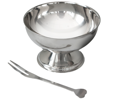 Servirea mesei - RAKI Cupa inox pentru inghetata 9cm