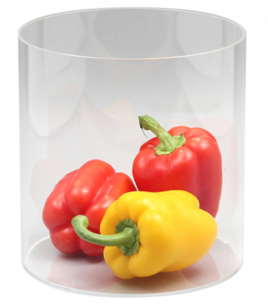 Display-uri si suporturi - RAKI Display rotund acrilic, D20xh20cm, prezentare bufet