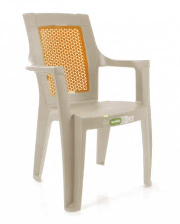 Produse - RAKI ELEGANCE MATTED Scaun cu cotiera 62x57xh88cm din polipropilena cappuccino