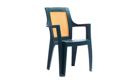 Produse - RAKI ELEGANCE MATTED Scaun cu cotiera 62x57xh88cm din polipropilena verde