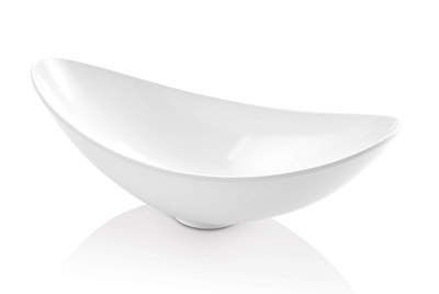 Platouri si boluri melamina - RAKI ELLIPSE Bol melamina bufet, 30,5x13xh10,5cm, alb