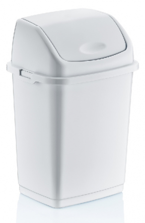Cosuri de gunoi - RAKI FANTASY Cos gunoi cu capac batant 50l alb 43,5x34,3x69cm