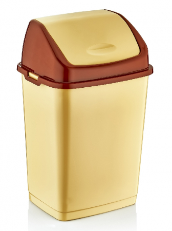 Cosuri de gunoi - RAKI FANTASY Cos gunoi cu capac batant 50l bej 43,5x34,3x69cm