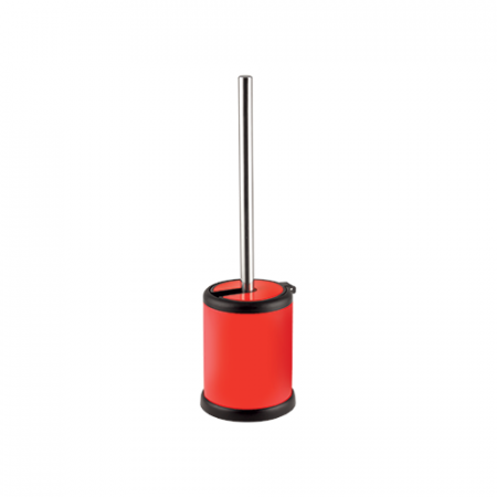 Organizare si curatenie - RAKI FANTASY Perie WC rosie 11,5xh39cm inox