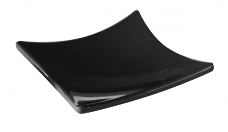 Platouri si boluri melamina - RAKI Farfurie melamina patrata, 8x8xh1cm, neagra