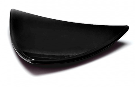 Platouri si boluri melamina - RAKI Farfurie melamina triunghi, 10,5x10,5xh1cm, neagra