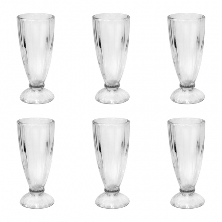 Old School - RAKI FOXY Set 6 pahare bauturi calde, 350ml, D8xh18,5cm, din sticla