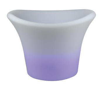 Frapiere, ghetiere si accesorii - RAKI Frapiera alba cu lumina LED 36,5x32xh26,5cm