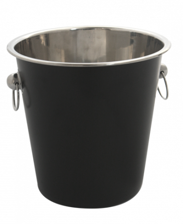Frapiere, ghetiere si accesorii - RAKI Frapiera inox 22cm cu inele, neagra