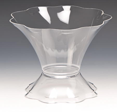 Platouri si boluri acril - RAKI Fructiera acrilica cu picior, D24xh18cm