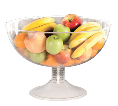 Platouri si boluri acril - RAKI Fructiera acrilica rotunda cu picior, D43xh30cm