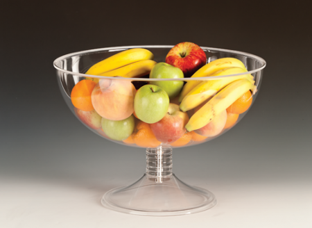 RAKI Fructiera acrilica rotunda cu picior, D43xh30cm [1]