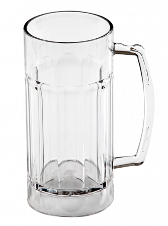 Servirea mesei - RAKI Halba bere policarbonat, 340ml, D6,7xh14,3cm