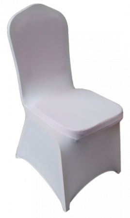 Mobilier catering - RAKI Husa elastica scaun catering culoare alba