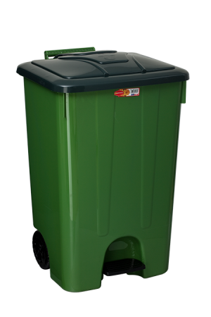 Cosuri de gunoi - RAKI ICIKALA Cos de gunoi 85l 48x46xh75cm verde