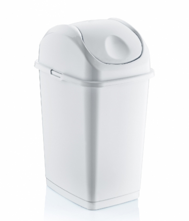 Cosuri de gunoi - RAKI ICIKALA Cos de gunoi cu capac batant 35l alb 29x36,5x57cm