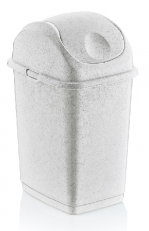 Cosuri de gunoi - RAKI ICIKALA Cos gunoi cu capac batant 50l design marmura 43,5x33,5x70cm