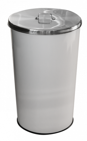 Cosuri de gunoi - RAKI ICIKALA Cos gunoi cu capac inox 46l 36x36xh60cm alb
