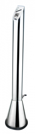 Cosuri de gunoi - RAKI ICIKALA Scrumiera exterioara 12xh110cm crom