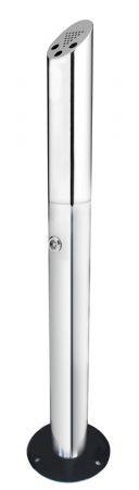 Cosuri de gunoi - RAKI ICIKALA Scrumiera exterioara 17xh92cm crom