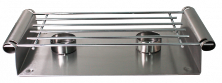 Chafing dish - RAKI Incalzitor inox cu 2 suporturi combustibil, 30x15cm, PS033 (A0022)
