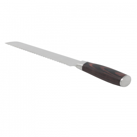 Cutite si accesorii - RAKI James Cutit pentru paine 20cm, inox, maner lemn