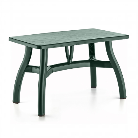 Produse - RAKI KING Masa gradina plastic, 115x70xh73cm, verde, dreptunghiulara