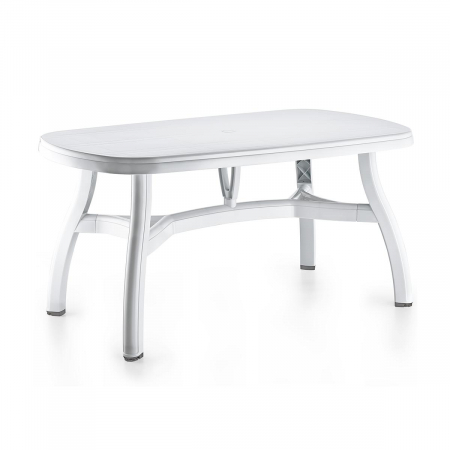 Produse - RAKI KING Masa gradina plastic, 150x90xh73cm, alba, ovala