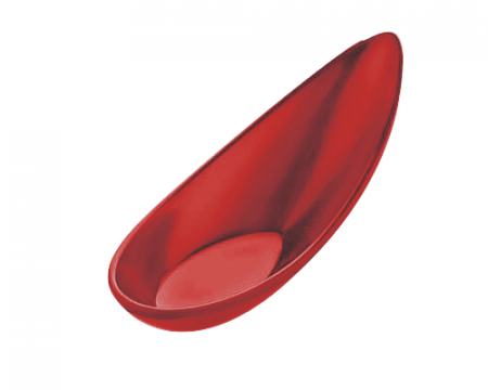Platouri si boluri melamina - RAKI Lingura gustare din melamina, 18ml, 11x4,3xh4cm, rosu