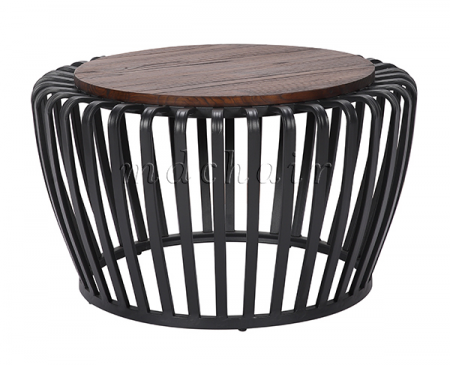 Produse - RAKI Masa cafea din metal si lemn 72xh42cm