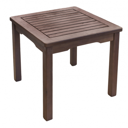 Produse - RAKI Masa din lemn 45x45xh40cm pentru sezlong (T-5029Z)