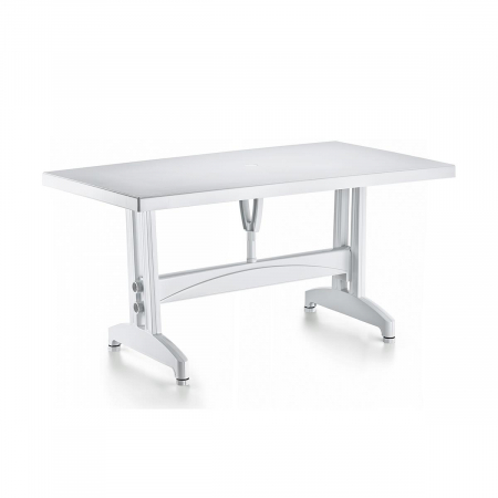 Produse - RAKI Masa dreptunghiulara plastic, 120x70xh73cm, alba