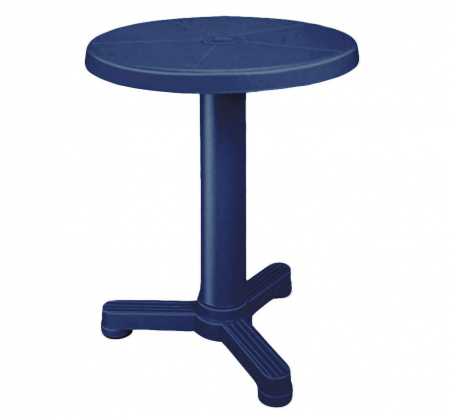 Produse - RAKI Masa gradina rotunda, D60cm, plastic, albastra