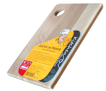 Tocatoare - RAKI MIRA Tocator din lemn pentru paine N2 26,5x15x1,6cm