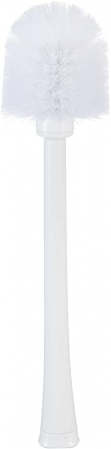 RAKI NEON Perie WC cu suport transparent alb 15xh38,5cm din plastic [1]