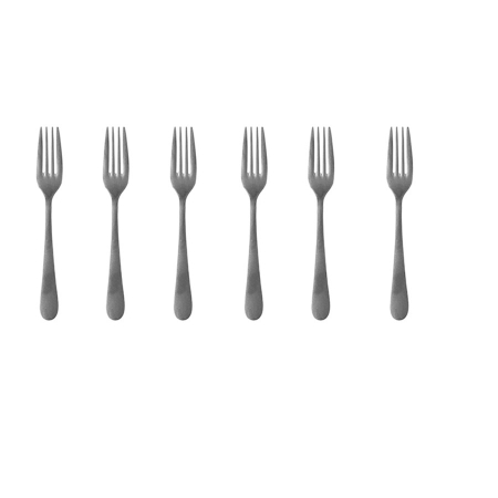 Tacamuri - RAKI OLD FASHIONED Set 6 furculite pentru aperitiv, inox 18/10, 19,3cm, 3mm