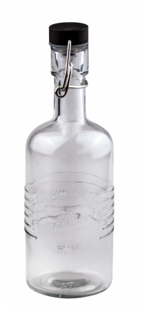 Depozitare, suporturi si accesorii - RAKI OLD FASHIONED Sticla cu dop ermetic negru, 350ml, din sticla
