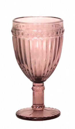 RAKI OLD SCHOOL BORDEAUX Set 6 pahare vin alb, din sticla, D7,8xh15cm, 260ml, bordo [1]