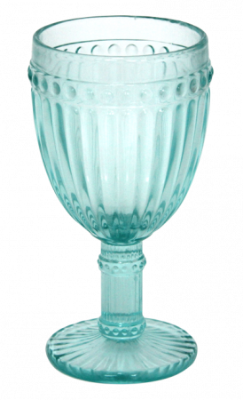 RAKI OLD SCHOOL VINTAGE GREEN Set 6 pahare vin alb, din sticla, D8xh15,5cm, 250ml, verde [1]