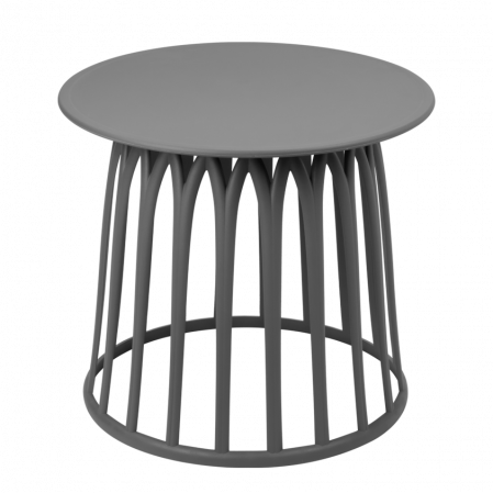 Produse - RAKI OSHU Masuta cafea gri rotunda, D50xh45cm, polipropilena