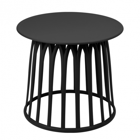 Produse - RAKI OSHU Masuta cafea neagra rotunda, D50xh45cm, polipropilena