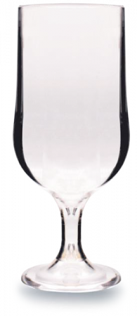Servirea mesei - RAKI Pahar bere policarbonat cu picior 370ml 6,8xh18cm