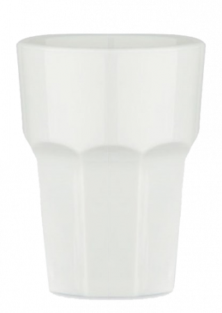 Policarbonat - RAKI Pahar policarbonat 360ml 7,5xh14,8cm alb