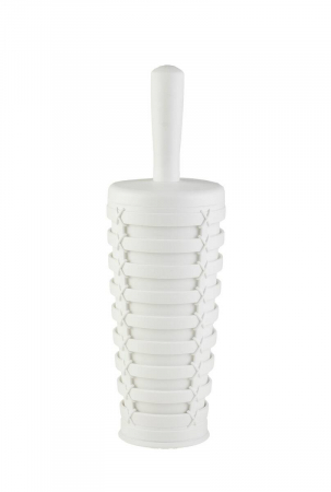Organizare si curatenie - RAKI PALM Perie WC cu suport alb 11,5xh36cm din plastic