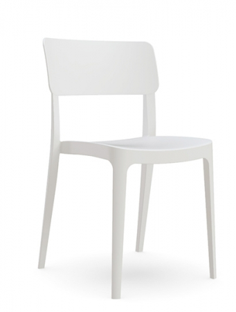 Scaune si fotolii - RAKI PANO Scaun bar 47,1x51,1xh81,9cm din polipropilena cu fibra de sticla culoare alba