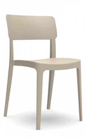 Scaune si fotolii - RAKI PANO Scaun bar 47,1x51,1xh81,9cm din polipropilena cu fibra de sticla culoare bej